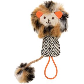 SmartyKat Instincts HappyNip Prideful Player Launcher Plush Interactive Cat Toy, Contains Catnip & Silvervine - Brown, One Size