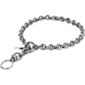 Stainless Steel Collars, Dog Training Chain Collar with Swivel, for Medium Large Giant Breed(3.0MM, 16IN 20lb-30lb)