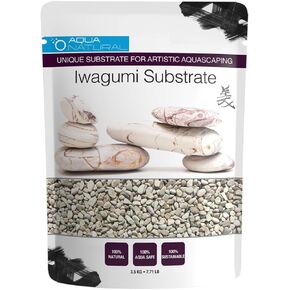 Aqua Natural Iwagumi Pebble - Nile 7.7lb - Ultra Premium Substrate for aquascaping, Aquariums, vivariums and terrariums