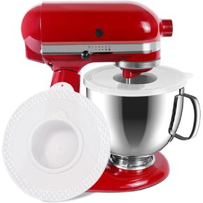 Mixer Bowl Covers, Mixer Splatter Guard Lids for KitchenAid 4.5-5Qt Tilt-Head Stand Mixer, Bowl Lid to Prevent Spilling of Ingredients(Pack of 2)