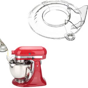 Pouring Shield for KitchenAid Tilt Head 4.5-5QT Stainless Steel (Only),Safety Pouring Shield,Splatter Guard for Kitchen Aid Stand Mixers,Kitchenaid attachments and Accessories