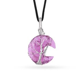 Clear Quartz Crystal Necklace, Spiritual Jewelry, Crystals And Stones, Moon Necklaces For Women, Clear Crystal Quartz, Hippie Accessories, Witchy Gifts For Women, Crystal Pendant Necklace