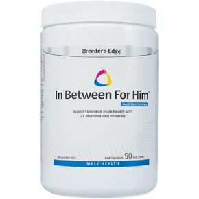 Breeder's Edge in Between for Him, Male Multivitamin for Med/Lg Dog- 90 ct