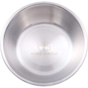 Cat Bowls for Elevated Stand Feeder, One Stainless Still Bowl.(Stainless Bowl Only)