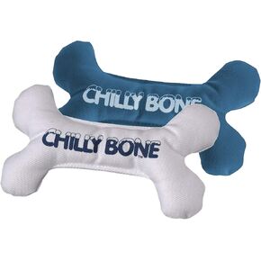 Multipet's 5.5-Inch Chilly Bone Dog Toy This Canvas Toy(Colors May Vary)