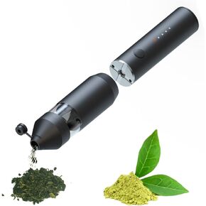Rechargeable Electric Grinder, Double Stainless Steel Blades, Suitable for Spices and Dry Herbs, Built-in battery, Removable Automatic Grinding Pen
