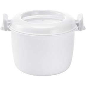 BESTOYARD Microwave Rice Cooker Mini Rice Cooker Portable Steamer Pasta Cooker Food Steamer Pot for Cooking Soup Rice Chicken S
