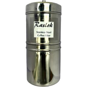 South Indian Coffee Maker | Convenient 5-6 Cup Coffee Maker | Decoction Maker Brewer Dripper,Stainless Steel Coffee Filter- 300ml