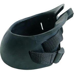 MERIGLARE Horse Hoof Boots Sturdy Durable Isolate Dirty Water Portable Thick Rubber Horses Protection for Jumping Riding Equestrian Training Supplies, L