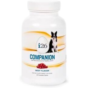 Chewable Dog Nutrition Companion i26 Puppies to Adults - 60 Beef Tabs
