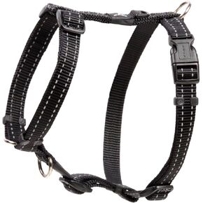 Reflective Adjustable Dog H Harness for Small to Medium Dogs; matching collar and leash available, Yellow in Kuwait
