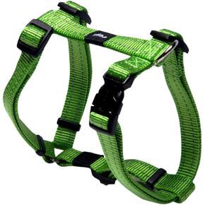Reflective Adjustable Dog H Harness for Small to Medium Dogs; matching collar and leash available, Yellow
