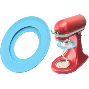 Upgrade Dough Hook Shield Compatible with Kitchen Aid 4.5qt & 5qt Tilt Head Stand Mixers and Dough Hook, Easy Installation and Easy Cleaning, blue, MOCF-JBQLQ-2
