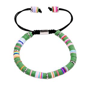 Men's Surfer Bracelet with Multicolor Disk Beads – Waterproof Bracelet for Men - Adjustable Macrame String - One Size Fits All – Great Jewelry Gift for Men