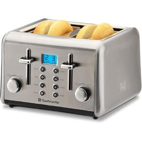 Toastmaster 4-Slice Digital Stainless Steel Toaster