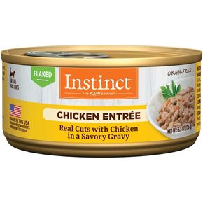 Instinct Flaked Chicken Entrée Wet Cat Food - 5.5 Ounces, 12 Pack