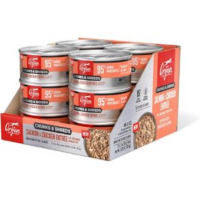ORIJEN™ Chunks & Shreds Wet Cat Food Salmon & Chicken Entrée (case of 12)