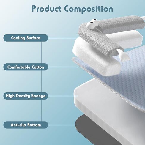 بساط تبريد للكلاب، سرير تبريد غير قابل للانزلاق وقابل للغسل، وسادة وسادة للكلاب مع وسادة مناسبة للكلاب الصغيرة والمتوسطة الحجم، للاستخدام الداخلي والخارجي in Kuwait