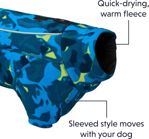 Ruffwear، سريع الجفاف، مغير المناخ، سترة صوفية قابلة للتنفس للكلاب، Galaxy، X-Small in Saudi Arabia