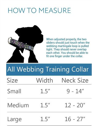 RC Pets 1-1/2 Inch All Webbing Martingale Training Dog Collar, Medium, Lemonade in Saudi Arabia