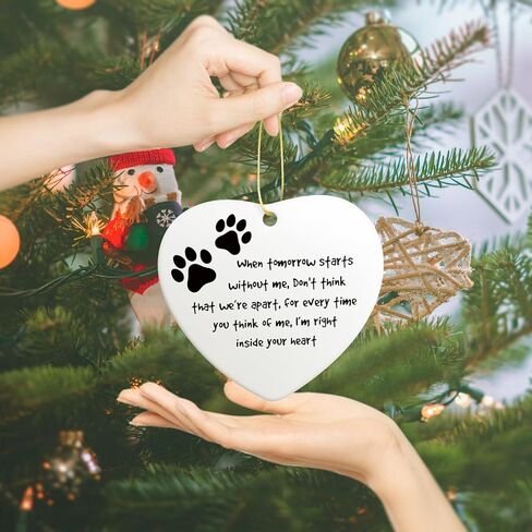 هدايا تذكارية للكلاب لفقدان الكلب، هدايا تذكارية للحيوانات الأليفة، هدايا لفقدان الحيوانات الأليفة، تذكار من السيراميك للتعاطف مع القطط والكلاب التي تمر بعيدًا، هدايا حلية قلب من السيراميك لمحبي الكلاب والأصدقاء والعائلات in Kuwait