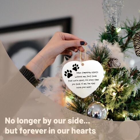 هدايا تذكارية للكلاب لفقدان الكلب، هدايا تذكارية للحيوانات الأليفة، هدايا لفقدان الحيوانات الأليفة، تذكار من السيراميك للتعاطف مع القطط والكلاب التي تمر بعيدًا، هدايا حلية قلب من السيراميك لمحبي الكلاب والأصدقاء والعائلات in Kuwait