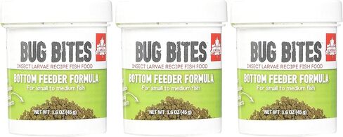 Fluval (3 Pack) Bug Bites Bottom Feeder Formula for Small to Medium Fish in Saudi Arabia