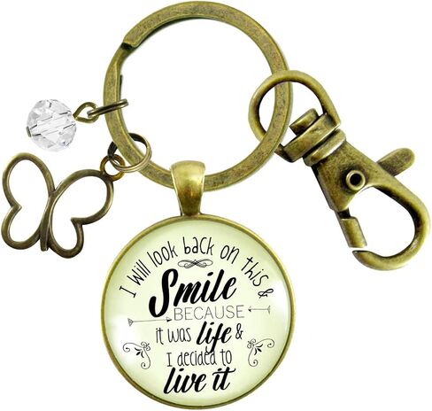 Not Lucky, Blessed Keychain Faith Inspired Vintage Jewelry For Women Butterfly Gift in Saudi Arabia