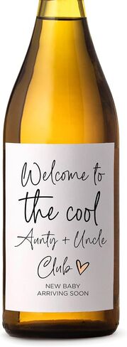 Set of 3 Pregnancy Reveal Wine Label for Family, Freinds, Brother and Sister, Pairs Well With Becoming an Aunt Uncle, Mom to Be, I’m Pregnant Announcement in Saudi Arabia