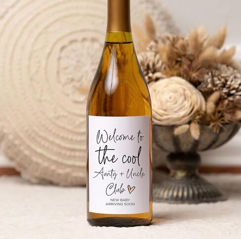 Set of 3 Pregnancy Reveal Wine Label for Family, Freinds, Brother and Sister, Pairs Well With Becoming an Aunt Uncle, Mom to Be, I’m Pregnant Announcement in Saudi Arabia