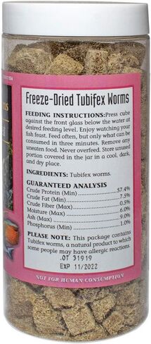 San Francisco Bay Brand Freeze-dried Tubifex Worms 0.92-Ounces (26-Grams) Jar in Saudi Arabia