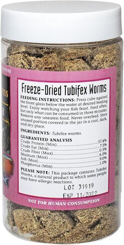 San Francisco Bay Brand Freeze-dried Tubifex Worms 0.92-Ounces (26-Grams) Jar in Saudi Arabia