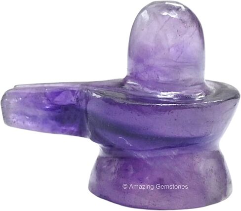 Shiva Lingam Stone Opalite Crystal - Shivling for Pooja، ديكور غرفة المكتب المنزلي مصنوع من كريستالات الشفاء وأحجار الشفاء - Adiyogi Shiva Lingams in Kuwait