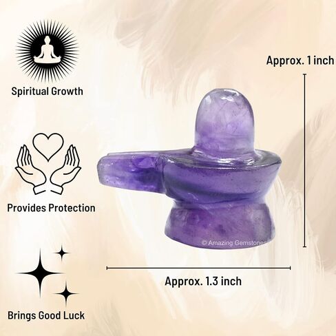 Shiva Lingam Stone Opalite Crystal - Shivling for Pooja، ديكور غرفة المكتب المنزلي مصنوع من كريستالات الشفاء وأحجار الشفاء - Adiyogi Shiva Lingams in Kuwait