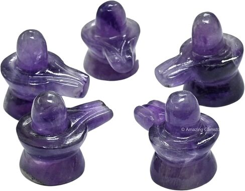 Shiva Lingam Stone Opalite Crystal - Shivling for Pooja، ديكور غرفة المكتب المنزلي مصنوع من كريستالات الشفاء وأحجار الشفاء - Adiyogi Shiva Lingams in Kuwait