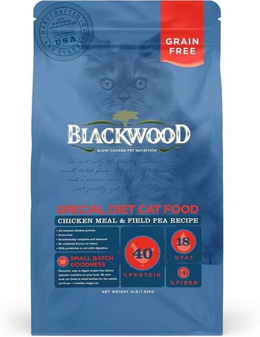 Blackwood Special Diet Cat Food, Grain Free, Duck Meal, Salmon Meal & Field Pea 6 Kg, 1 Count in Saudi Arabia