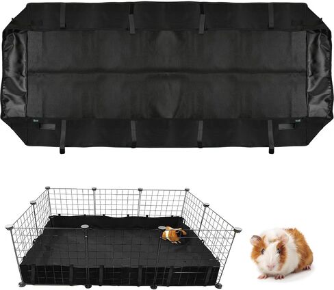 Beautyflier Guinea Pig Cage Tarp Bottom Guinea Pig Cage Liner Waterproof Washable Liner Bedding Guinea Pig Cage Base for Rabbits, Chinchillas, Ferrets, and Other Small Animals (Liner Only) in Saudi Arabia