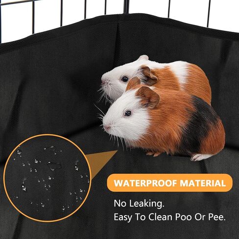 Beautyflier Guinea Pig Cage Tarp Bottom Guinea Pig Cage Liner Waterproof Washable Liner Bedding Guinea Pig Cage Base for Rabbits, Chinchillas, Ferrets, and Other Small Animals (Liner Only) in Saudi Arabia