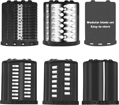 Slicer Shredder Attachments for Kitchen Aid Stand Mixer,Food Slicers Cheese Grater Attachment for Kitchen aid Accessories, Salad Maker Accessory Vegetable Chopper Slicer Accessories with 5 Blades in Kuwait