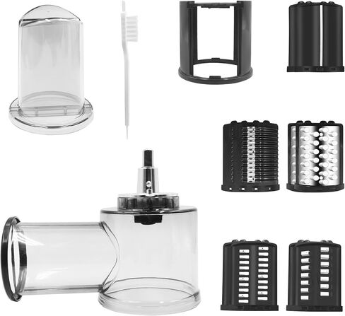 Slicer Shredder Attachments for Kitchen Aid Stand Mixer,Food Slicers Cheese Grater Attachment for Kitchen aid Accessories, Salad Maker Accessory Vegetable Chopper Slicer Accessories with 5 Blades in Kuwait