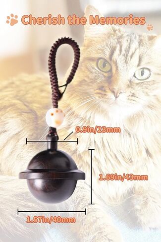 Personalized Customized Pet Hair Keepsake, Wooden Storage Box Pet Fur Memorial Keychain with Pet Paw,Dog Cat Ashes Container Pendant Loss of Dog Sympathy Memorial Gifts （Planet shape,Brown） in Saudi Arabia
