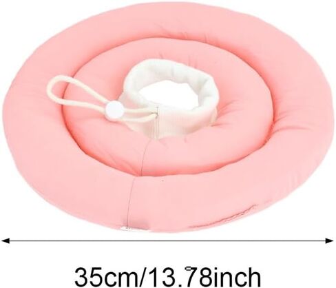 Dog Cone, Pet Collar Set, Adjustable Dog Pillow Cone with Leash, Waterproof Post-Operative Recovery Collar, Lick Resistant, for Small Dogs, Medium Dogs(Size:L) in Saudi Arabia