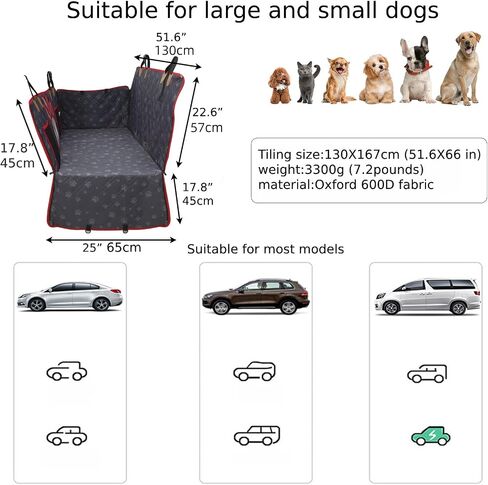 Back Seat Extender,Multifunctional Dog Car Seat Cover,Widening Design with Hard Bottom，Car Bed Mattress for Car SUV Truck (Black),Add a Non-Slip Absorbent Diatom mud pet mat, PS-DZX01 in Saudi Arabia