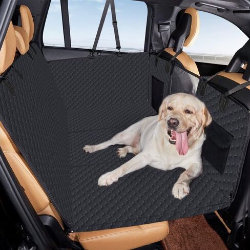Back Seat Extender,Multifunctional Dog Car Seat Cover,Widening Design with Hard Bottom，Car Bed Mattress for Car SUV Truck (Black),Add a Non-Slip Absorbent Diatom mud pet mat, PS-DZX01 in Saudi Arabia