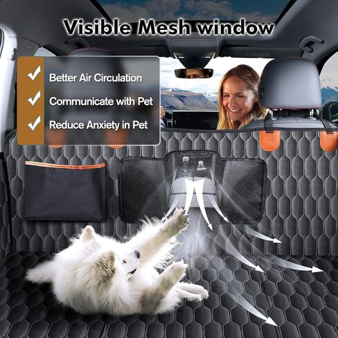 Back Seat Extender,Multifunctional Dog Car Seat Cover,Widening Design with Hard Bottom，Car Bed Mattress for Car SUV Truck (Black),Add a Non-Slip Absorbent Diatom mud pet mat, PS-DZX01 in Saudi Arabia