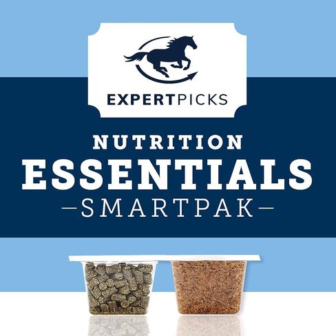 أساسيات التغذية SmartPak SmartPak | مكمل غذائي للخيول | يحتوي على الفيتامينات الأساسية والمعادن والأحماض الأمينية وأوميغا 3 | يساعد على تحسين صحة الجلد وفرو الحصان in Kuwait