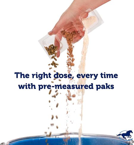 أساسيات التغذية SmartPak SmartPak | مكمل غذائي للخيول | يحتوي على الفيتامينات الأساسية والمعادن والأحماض الأمينية وأوميغا 3 | يساعد على تحسين صحة الجلد وفرو الحصان in Kuwait