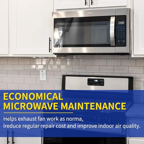 JX81J، WB02X11124 فلتر الفحم المعاد تدويره بالميكروويف - فلتر الكربون المنشط الحقيقي - إطار من الألومنيوم السميك متوافق مع فلتر فحم الميكروويف GE WB06X10823 2 Pack in Kuwait