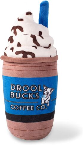 Fringe Studio Plush Dog Toy, BARKIN Donuts ICED Coffee, Wagsdale Dog Toy Collection (289736) in Saudi Arabia