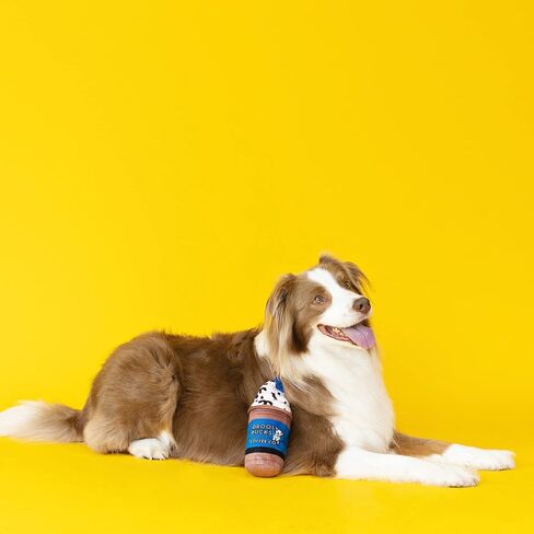 Fringe Studio Plush Dog Toy, BARKIN Donuts ICED Coffee, Wagsdale Dog Toy Collection (289736) in Saudi Arabia